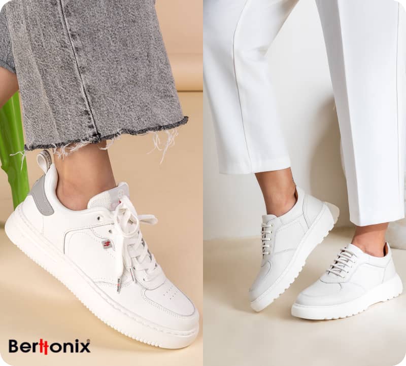 کفش اسپرت سفید زنانه